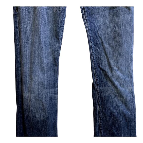 Rock & Republic Jeans Women Size 27 32x33 Blue Low Rise Wide Bottom Medium Wash - Picture 3 of 16